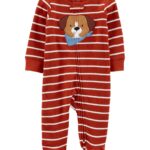 Pijama de algodon sin felpa con diseño de perrito