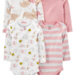 Body manga larga de algodón