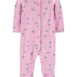 Pijama con pie floral