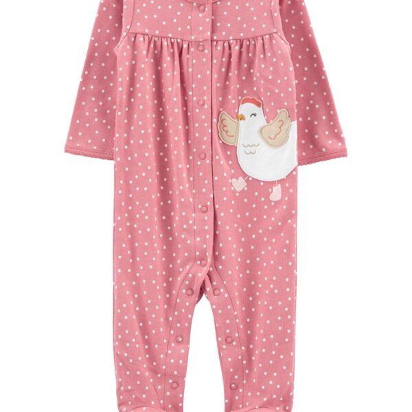 Pijama una pieza con pie gallinita