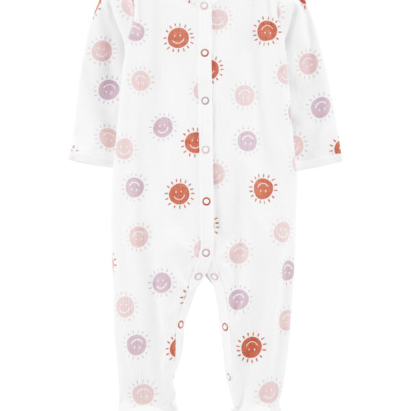 Pijama una pieza de algod?n con pie dise?o soles