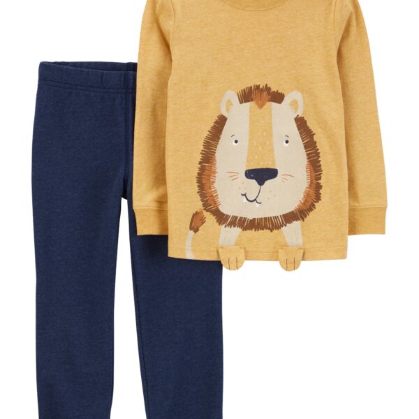 Set 2 piezas pantal?n y remera le?n