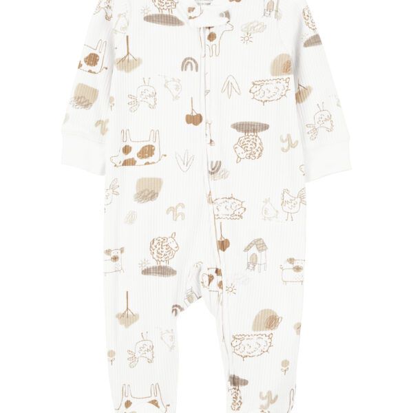 Pijama una pieza con pie animales