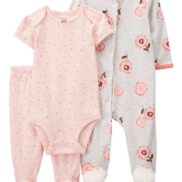Set 3 piezas pijama pelele y body