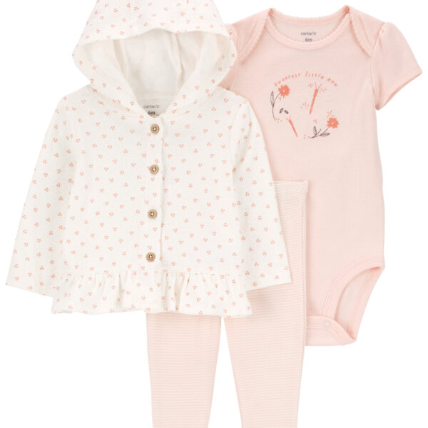 Set 3 piezas pant saco y body