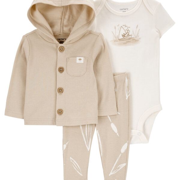Set 3 piezas pant saco y body
