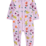 Pijama Enterizo con Pie Floral Carter's
