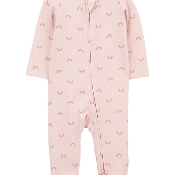 Pijama una pieza con pie arco ris purelysoft