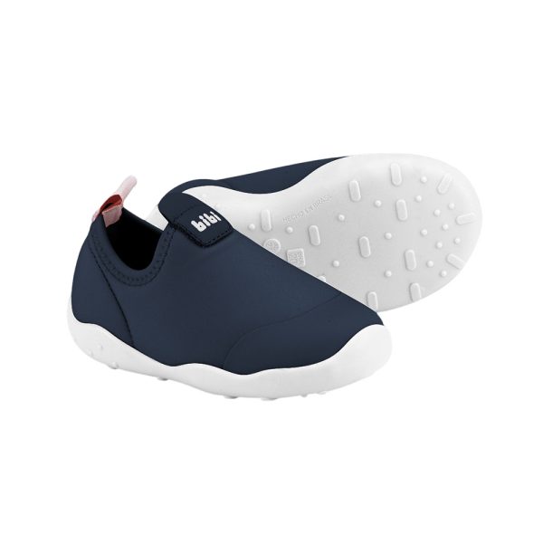 Championes BIBI infantiles Fisioflex en color azul liso.