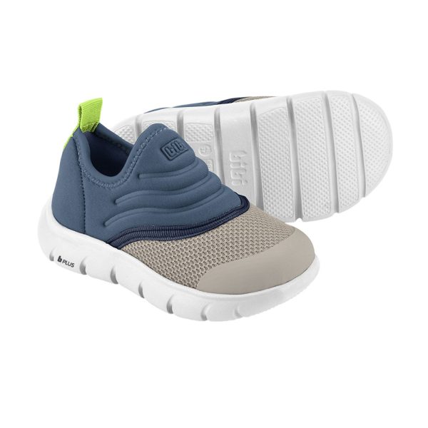 Championes infantiles BIBI Energy Baby 2.0 azul y gris claro