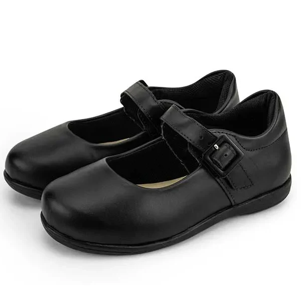 Guillermina Bibi de cuero color negro