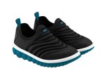 Championes BIBI  Infantiles Roller 2.0 en color negro y suela celeste