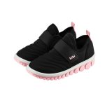 Championes BIBI color negro con suela rosada y velcro - Image 2