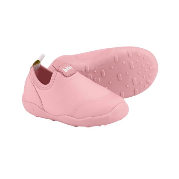 Championes infantiles BIBI Fisioflex en color rosado liso