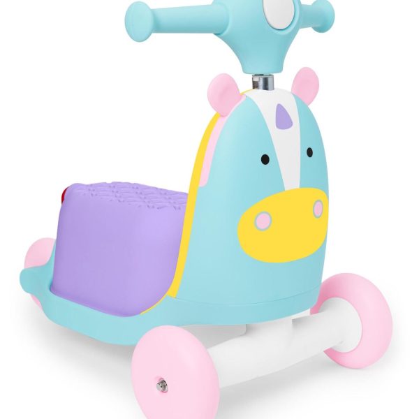 Andador, buggy y monopatín 3 en 1 diseño unicornio SKIP HOP
