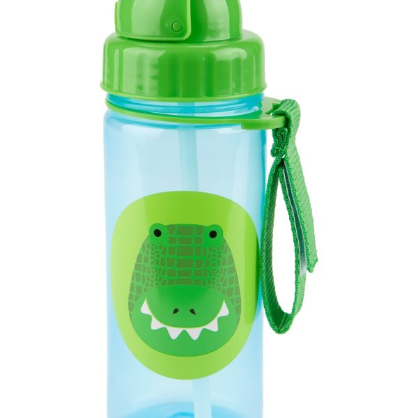 Botella con sorbito cocodrilo SKIP HOP