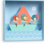 Cuadro infantil - Penguin Sailors