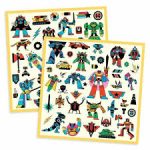 DJECO Stickers textures - robots - fsc mix - Image 2