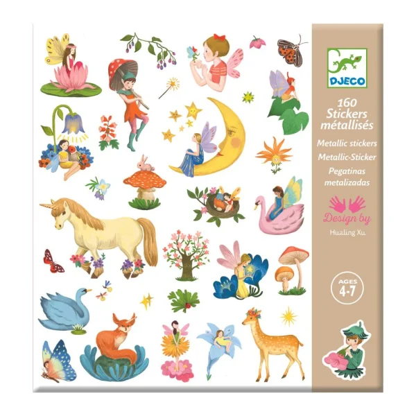 DJECO Stickers textures - fantasy - fsc mix