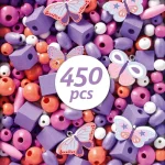 DJECO Wooden beads, buterflies - Image 2