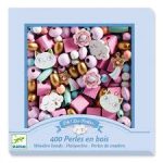 DJECO Wooden beads, rainbow