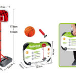 Tablero completo de basket plegable