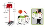 Tablero completo de basket plegable