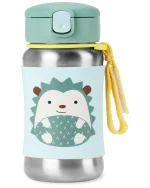 Botella acero inox con sorbito modelo erizo SKIP HOP