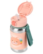 Botella acero inox con sorbito gato SKIP HOP - Image 2