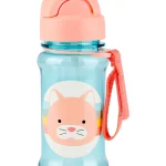 Botella con sorbito de plástico Tritán modelo gato SKIP HOP