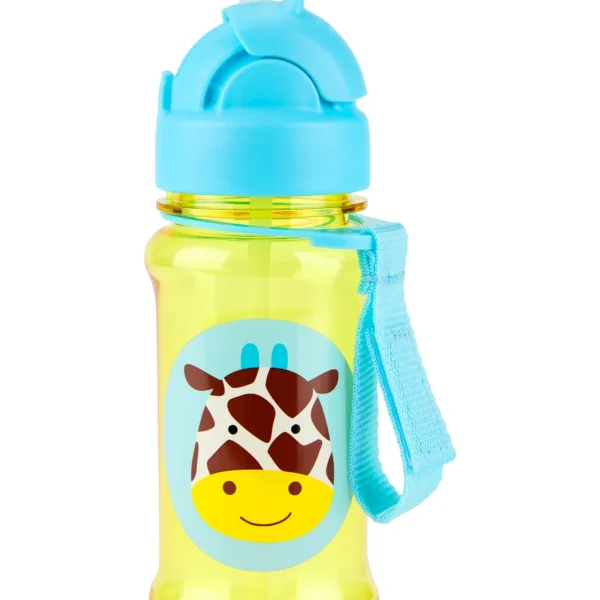 Botella con sorbito de plástico Tritán modelo abeja SKIP HOP