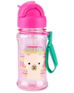 Botella con sorbito de plástico Tritán modelo llama SKIP HOP