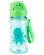 Botella con sorbito de plástico Tritán modelo pulpo SKIP HOP