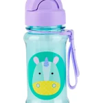 Botella con sorbito de plástico Tritán modelo unicornio SKIP HOP