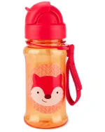 Botella con sorbito de plástico Tritán modelo zorro SKIP HOP