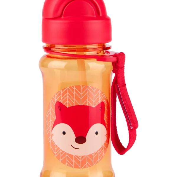 Botella con sorbito de plástico Tritán modelo zorro SKIP HOP