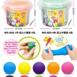 Masa foamy en pote con moldes