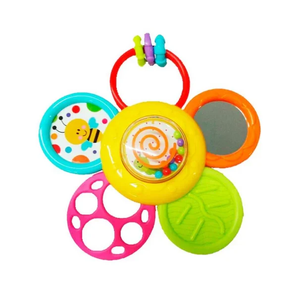 Sonajero tipo flor con mordillo WINFUN