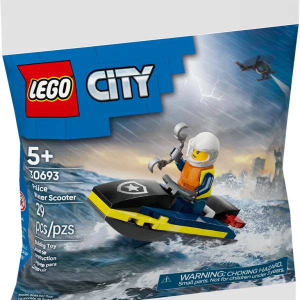 LEGO CITY PATINETE ACUATICO POLICIAL 5+
