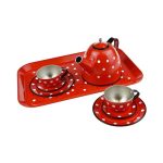 Juego de té de metal