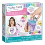 Set de uñas de fiesta con porpurina MAKE IT REAL