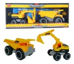 Set de construcción: excavadora y camión volcador - Image 3