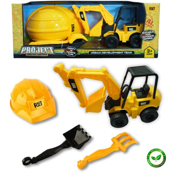 Set de 3 vehículos de construcción