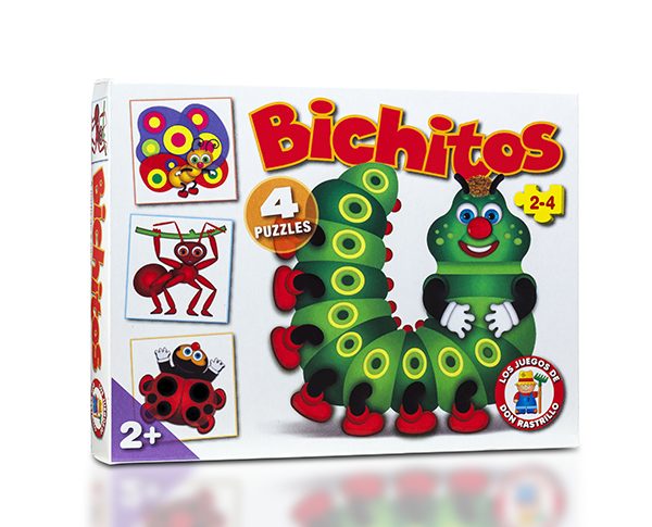 Bichitos (JUEGO DE 4 PUZZLES) RUIBAL