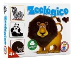 Zoológico (JUEGO DE 4 PUZZLES) RUIBAL