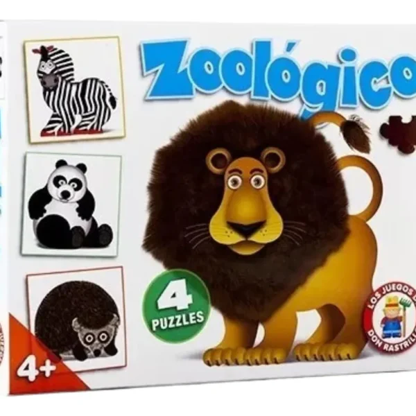 Zoológico (JUEGO DE 4 PUZZLES) RUIBAL