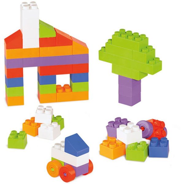 Bolsa didáctica con blocks 84 piezas
  CALESITA  