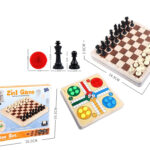 Set de ajedrez y ludo