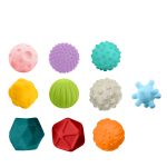 Set De 10 Pelotas En Silicona Texturizadas HUANGER - Image 2