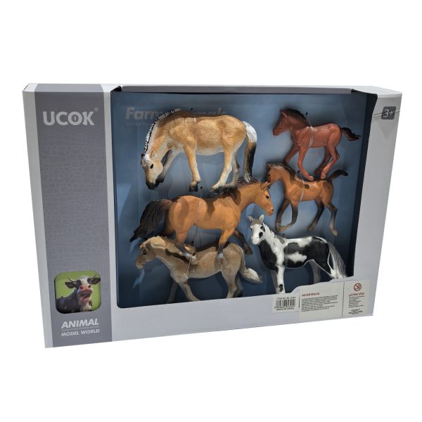 Set de 6 caballos diferentes